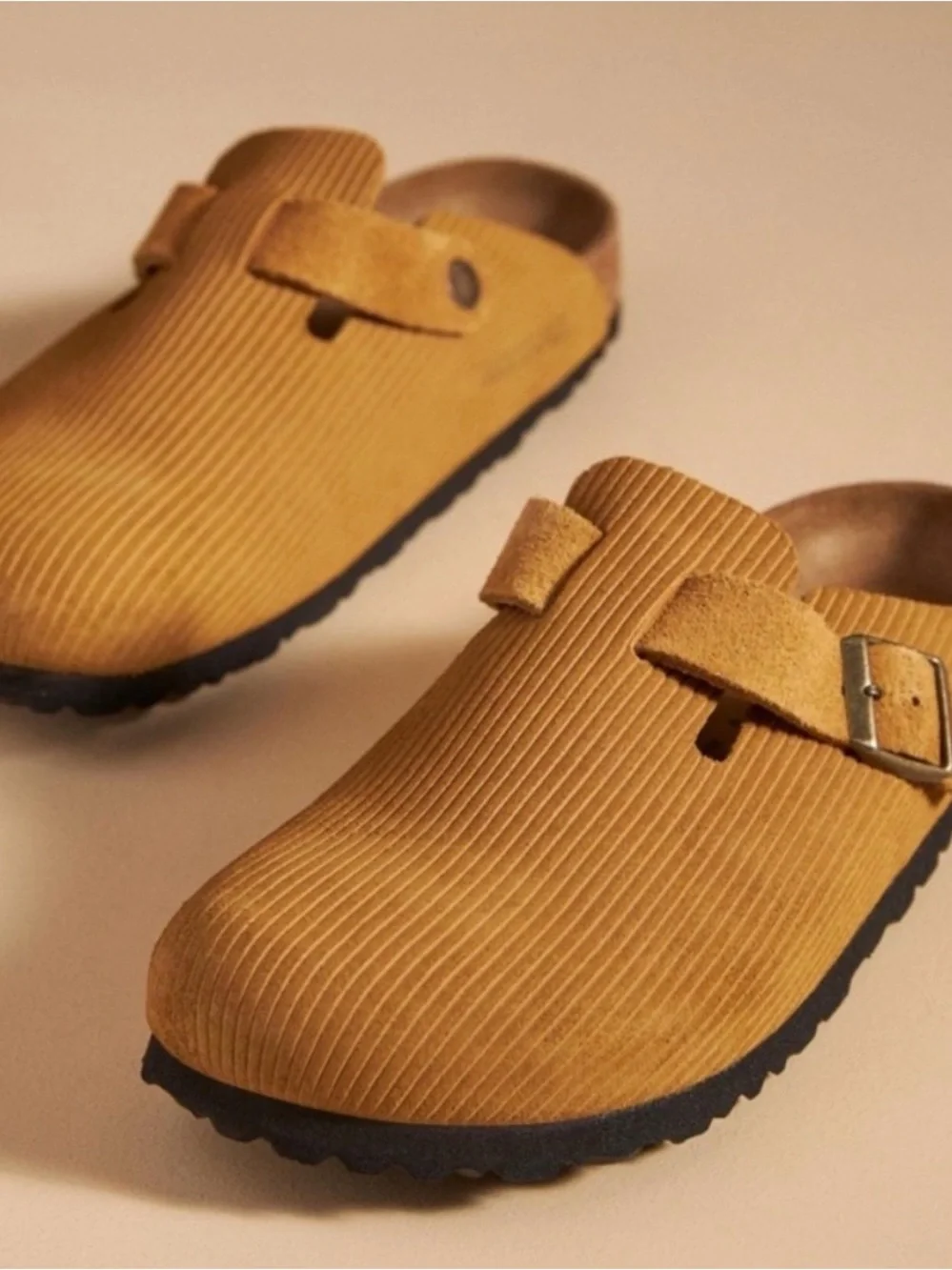 Birkenstock | Shoes | Birkenstock Boston Corduroy Clogs In  display picture 2